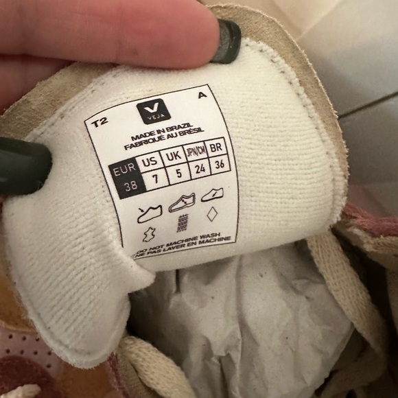 🆕Veja V-15 Suede High-Top Sneakers Size 7 - Picture 4 of 11